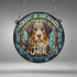 Bernese Mountain Dog Memorial Stained Glass Effect Suncatcher